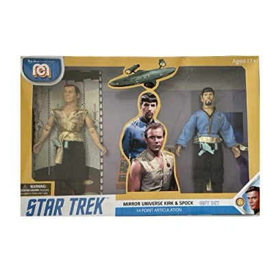 Afbeelding van Star Trek Mirror Universe Spock and Kirk pack 2 figures 20cm Mego