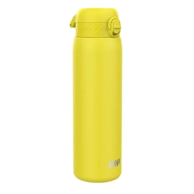 Afbeelding van Ion8 Lekvrije 1 liter waterfles, geïsoleerd, geel, 920ml (32oz)