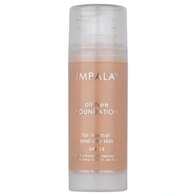 Afbeelding van Impala foundation 02 olievrije longwear met vitamine E, aloë vera extract en UV filter normale vette huid
