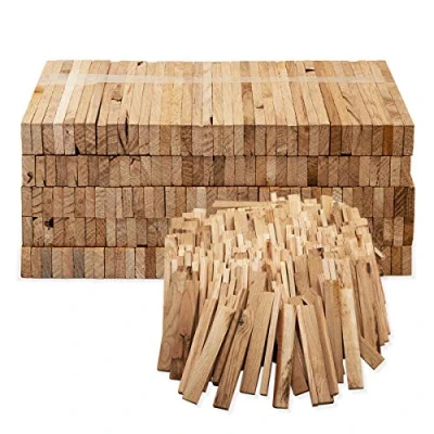Afbeelding van Aleko Premium 3,7 kg brandhout of houtskool aanmaakblokjes van eikenhout, biologische haardaansteker, voor barbecue, open haard, oven perfecte grillaansteker, gedroogd en onbehandeld aanmaakhout