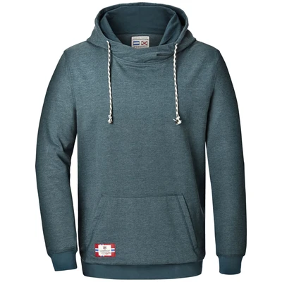 Afbeelding van Jan Vanderstorm hoodie BLANKARD Plus Size petrol
