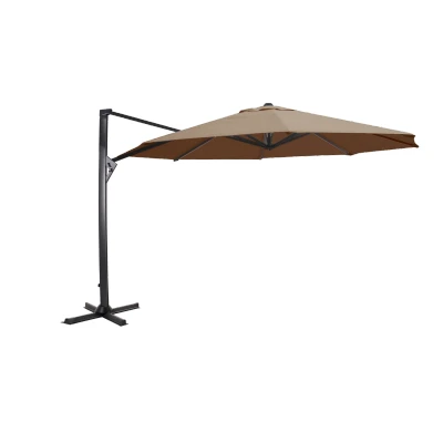 Afbeelding van Zweefparasol Taurus taupe maat: 3,5 meter
