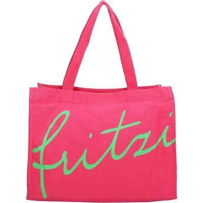 Afbeelding van Fritzi aus Preußen Schoudertas Easy 01 Canvas Shopper Pink Roze