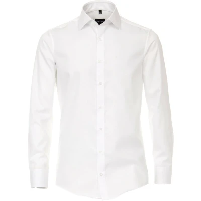 Afbeelding van Venti Modern FIT Zakelijk overhemd, Heren, Maat: 44, White