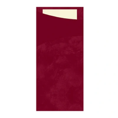 Afbeelding van Duni Sacchetto Bordeaux 5x100x