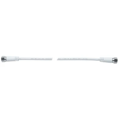Afbeelding van Axing MAK 030 80 dubbel afgeschermde patchkabel coaxkabel klasse A met F stekker 0,30 m