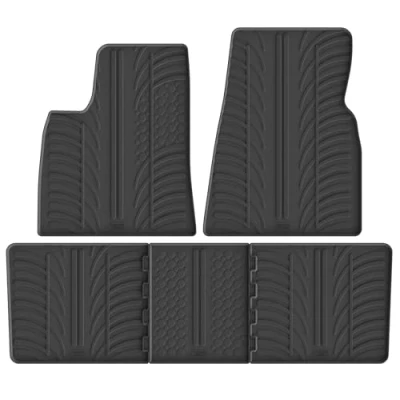 Afbeelding van Gledring Rubbermatten passend voor Tesla Model S 2012 2016 (T profiel 5 delig)