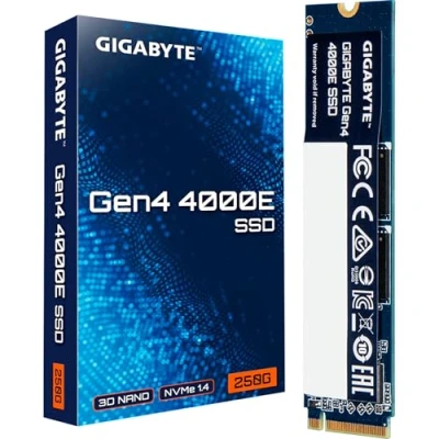 Afbeelding van GIGABYTE Gen4 4000E M.2 250 GB PCI Express 4.0 NVMe 3D NAND