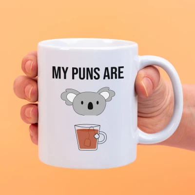 Afbeelding van Mok My puns are