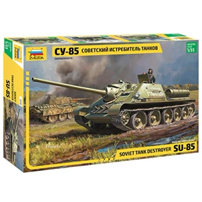 Afbeelding van Zvezda Su 85 Self Propelled Gun (8/19) * (Zve3690) modelbouwsets, hobbybouwspeelgoed voor kinderen, modelverf en accessoires