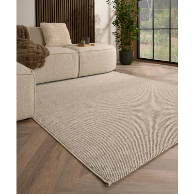 Afbeelding van Laagpolig Vloerkleed Loom Zilver 60x100 Cm