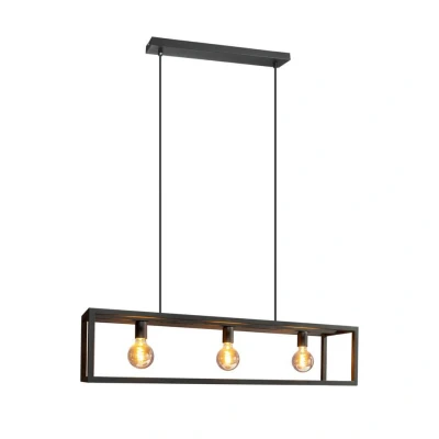 Afbeelding van Eglo Verlichting Hanglamp Blackcrown 3 lampen