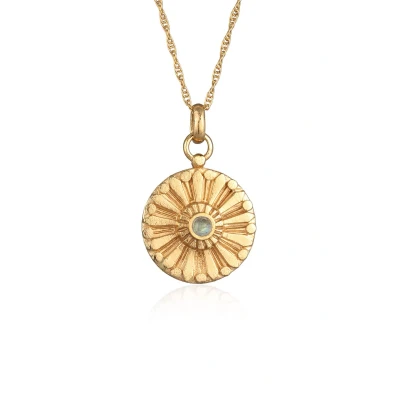 Afbeelding van Elli Vintage COIN SUN Ketting goldcoloured, Dames, Maat: 50, Gold coloured