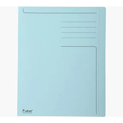 Afbeelding van Exacompta 441006E ordner, gerecycled karton, 280 g, A4, tekstveld, blauw, 100 stuks