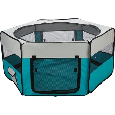 Afbeelding van Trixie Puppy Ren Turquoise / Grijs 130X130X55 CM