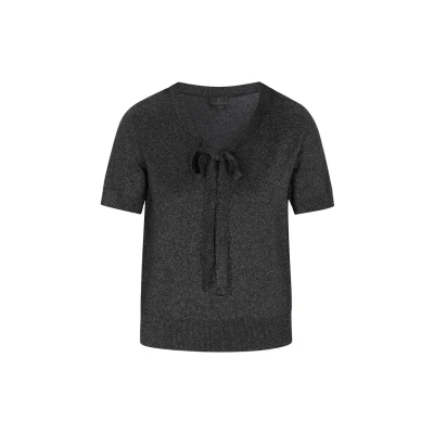 Afbeelding van Dreimaster Tshirt basic, Dames, Maat: M/L, Black