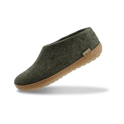 Afbeelding van Glerups Schoen met rubber zool Groen 44