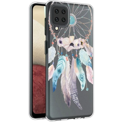 Afbeelding van Samsung Galaxy A12 Hoesje Siliconen en TPU (zacht) iMoshion Softcase/Backcover Transparant Telefoonhoesje
