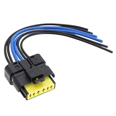 Afbeelding van Be In Your Mind Achterlicht Bedrade Plug Connector Harnas Kabel 6 Pin Compatibel met Clio Mk3 2005 2012 20cm Vervanging Assemblies