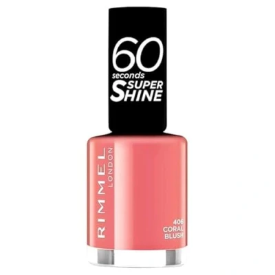 Afbeelding van Rimmel 60 Seconds Nagellak 406 Coral Blush
