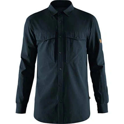 Afbeelding van Blouse Fjällräven Men Abisko Trekking Shirt Dark Navy M