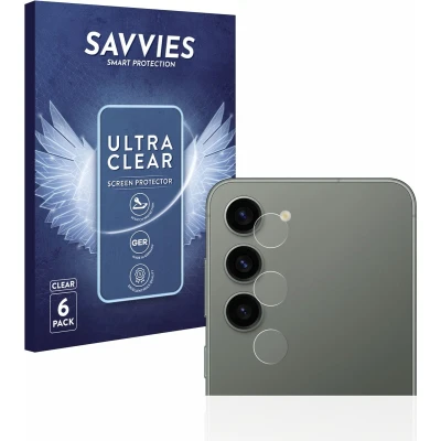 Afbeelding van Savvies (6 Stuks) Schermbeschermer voor Samsung Galaxy S23 (ALLEEN Camera Lens) Screen Protector Ultra Transparant