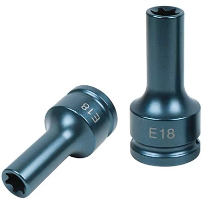 Afbeelding van KS Tools, Dopsleutel + dopmoer, 3/4&quot; Torx E krachtsbus, lang, E18