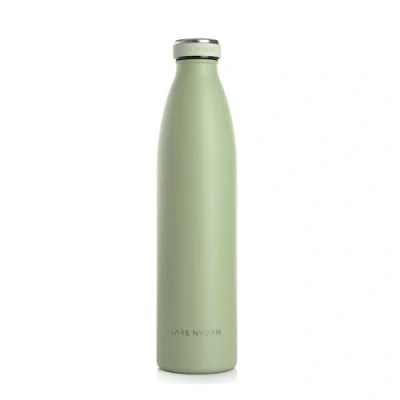 Afbeelding van LARS NYSØM &#039;Ren&#039; Roestvrijstalen drinkfles 1000ml BPA vrije geïsoleerde waterfles voorSport, Fiets, Volwassene, Kids Sage