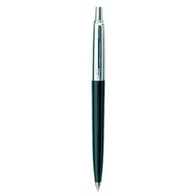 Afbeelding van Parker Jotter zwarte balpen, blauwe inkt.