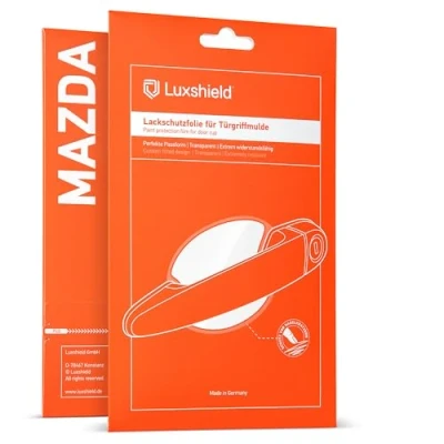 Afbeelding van Luxshield Auto deurgreep beschermfolie voor Mazda CX 60 I 2022 2025 krasbescherming, lakbeschermingsfolie transparant glanzend