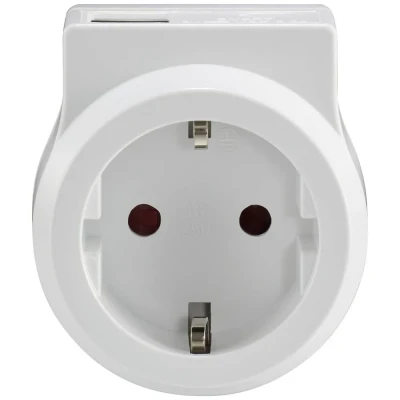 Afbeelding van Sygonix SY 5175766 Tussenstekker Met USB 2 polig Wit