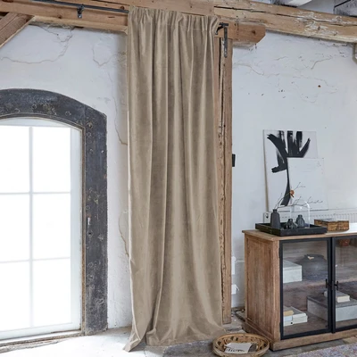 Afbeelding van LOBERON Gordijn Lyannece beige