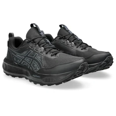 Afbeelding van Asics Gelsonoma 8 GTX Trail hardloopschoenen, Dames, Maat: 35.5, Black/carrier grey Textiel/ synthetisch