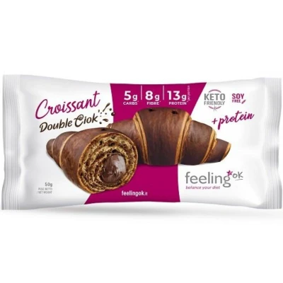 Afbeelding van FeelingOK Croissant Double Choc Crème (1x50 gr)