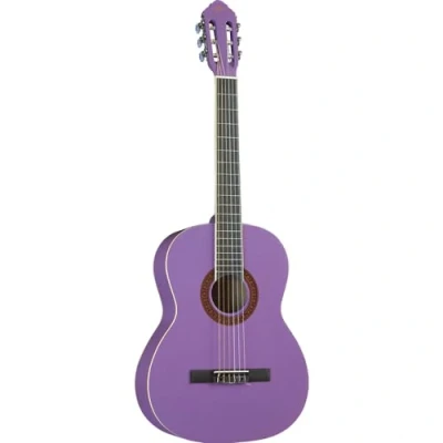 Afbeelding van Klassieke gitaar 4/4 Eko Studio Series CS 10 Violet met tas