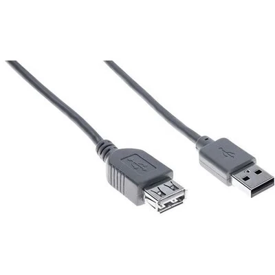 Afbeelding van Verlengkabel USB 2.0 A en grijs eco 1,0 m