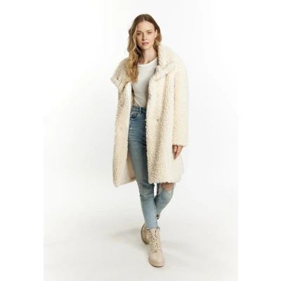 Afbeelding van Dreimaster Mantel Mantel, Dames, Maat: M/L, Wollweiss