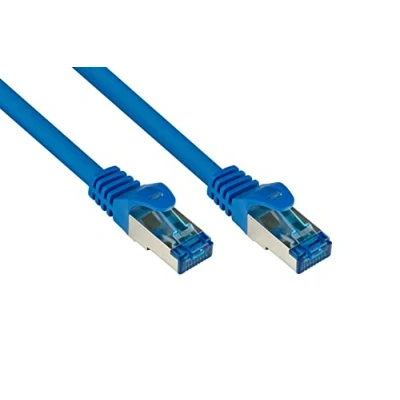 Afbeelding van S/FTP CAT6a 10 Gigabit netwerkkabel / blauw LSZH 25 meter