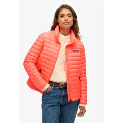 Afbeelding van Superdry TECH CORE Gewatteerde jas, Dames, Maat: 38, Hyper fire coral