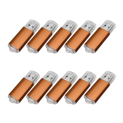 Afbeelding van Fenglangrong USB sticks, 10 stuks, 2.0, type pendrive, 4 GB, oranje