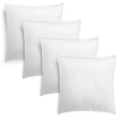 Afbeelding van sleepling 193910 set van 4 vezelkussens, stuks, inlet bankkussens, sierkussens en decokussens, ademend, wasbaar op 60 graden, Ökotex, made in EU, 40 x cm, wit