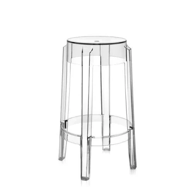 Afbeelding van Kartell Charles Ghost Barkruk 65 Kristal
