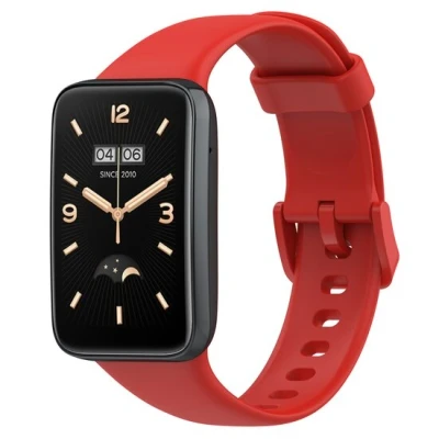 Afbeelding van Siliconen sportbandje Rood Xiaomi Smart band 7 Pro