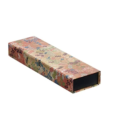 Afbeelding van Étui à crayons Kara ori: Pencil Case with wrap closure, decorative printed cover paper