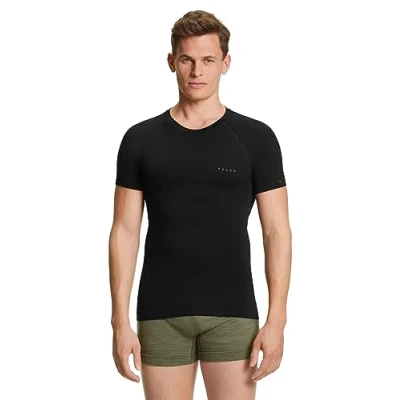 Afbeelding van Falke Wooltech Light Functional Underwear FOR WARM TO COLD Conditions Hemd, Heren, Maat: XXL, Black