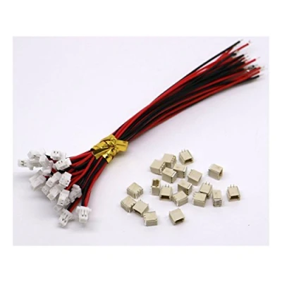Afbeelding van 10 sets Mini Micro Sh 1.0 Jst 2 pins connector stekker mannelijk met 100Mm kabel &amp; vrouwelijk