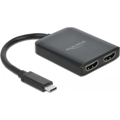 Afbeelding van Delock USB Type C™ Splitter (DP Alt Mode) to 2 x HDMI MST / VXP