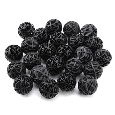 Afbeelding van 50Pcs Bio Poreuze Filter Biochemische Bal Media Water Materiaal Met Katoen Voor Fish Tank Vijver Aquarium Waterval Fontein (46mm)