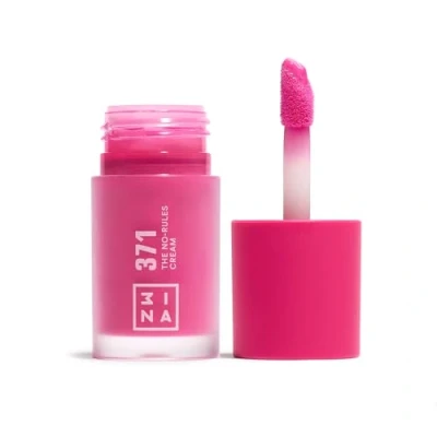 Afbeelding van 3ina THE Norules Cream 2in1: lip &amp; wang, Maat: 8 ml, Vivid pink