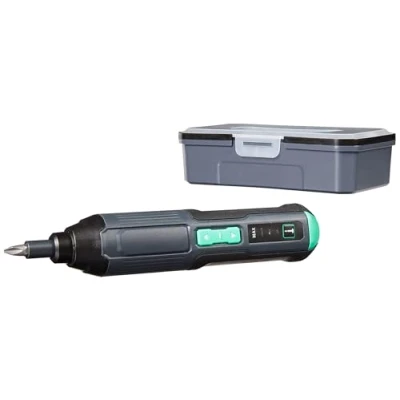 Afbeelding van Amazon Basics by SKIL oplaadbare schroevendraaier, oplaadbaar, 3,6 V (4V max) met 34 delige set bitjes en USB kabel (voorheen Denali)